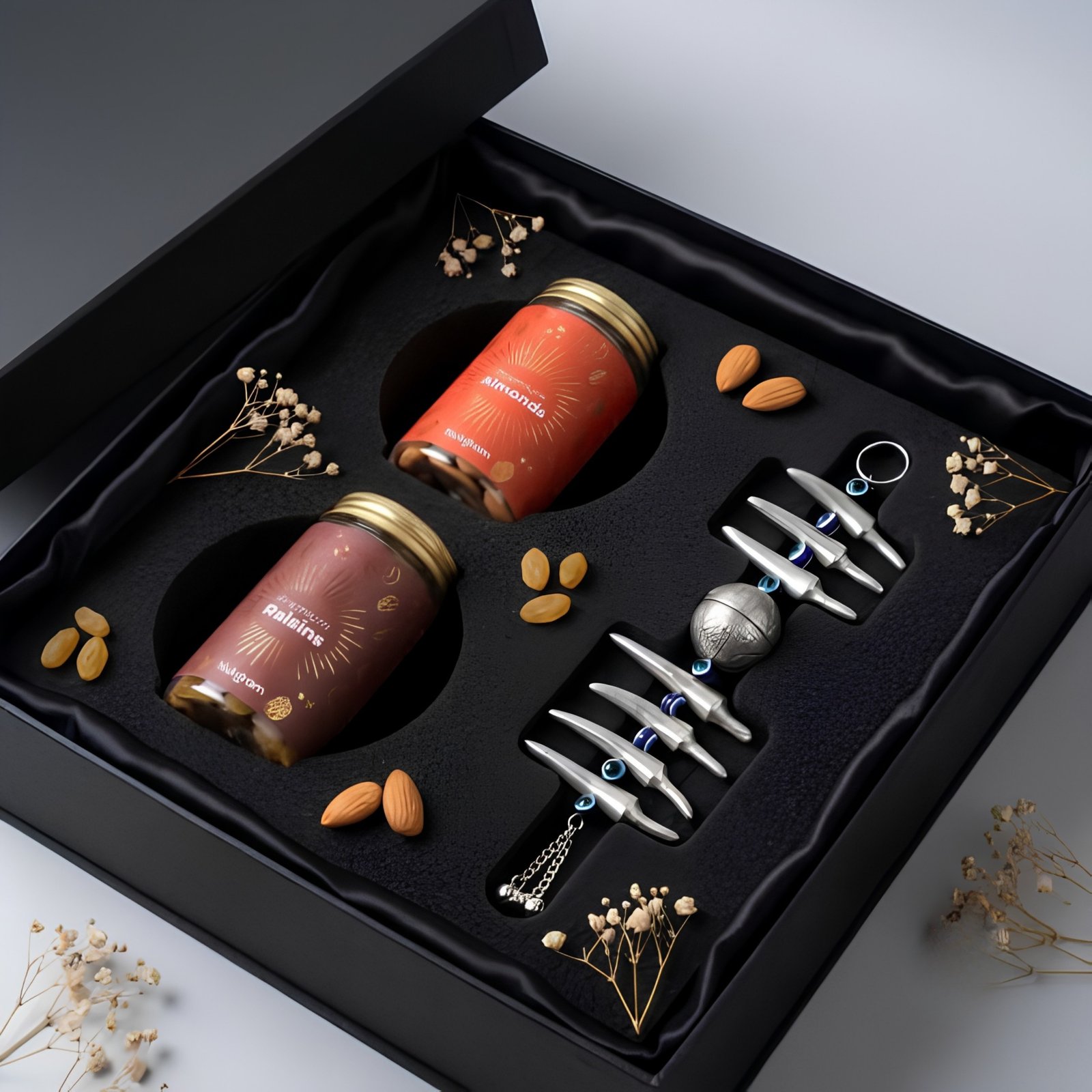 The Prosperity Gift Box, a corporate Diwali hamper by Iconiq Gifts.